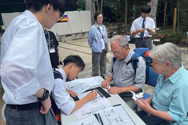 外国クルーズ船観光客へのおもてなしボランティア