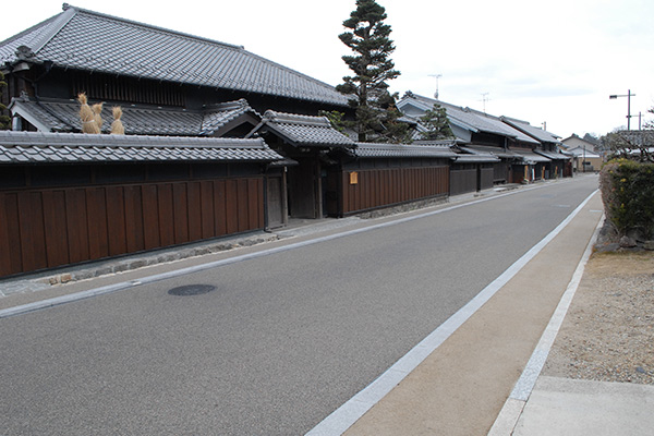 中山道鵜沼宿の町並み