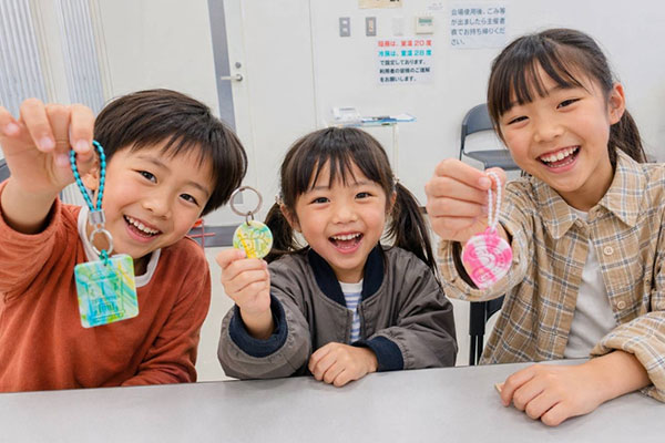廃プラアップサイクルキーホルダー