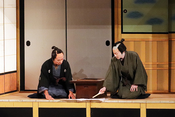 新作歌舞伎「中津川成田道行　嘉永年間落合宿物語」本陣の場