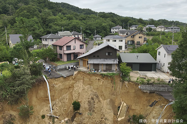 【滋賀県甲賀市】土砂災害被害1