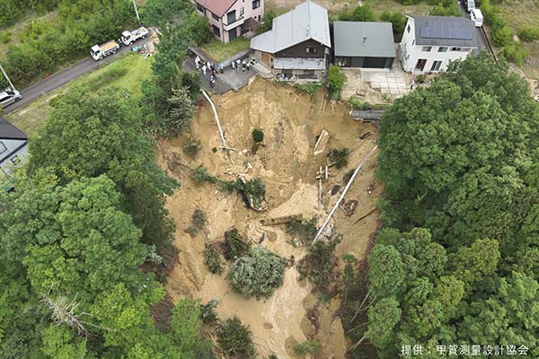 【滋賀県甲賀市】土砂災害被害2