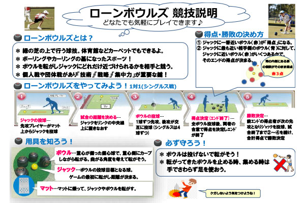 ローンボウルズ競技説明
