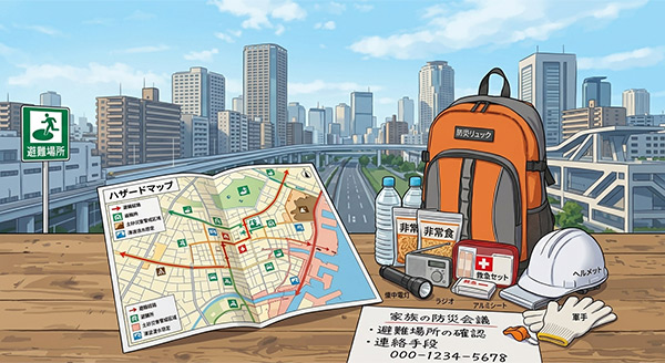 ハザードマップ_防災グッズ