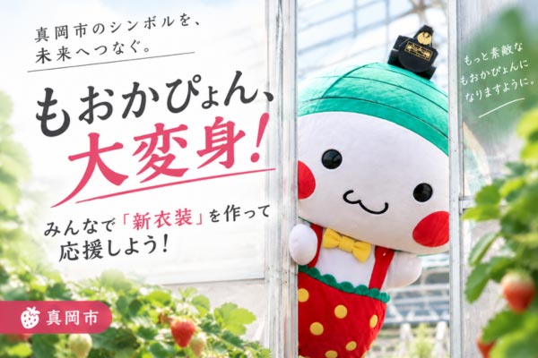 もおかぴょん、大変身！みんなで『新衣装』を作って応援しよう！プロジェクト