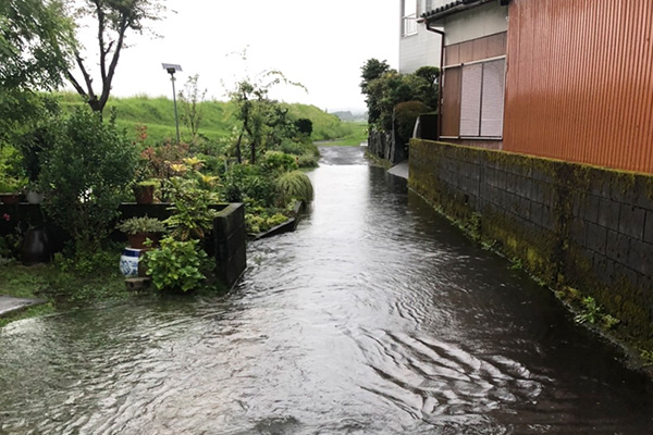 【宮崎県えびの市】令和4年7月台風4号・豪雨　災害支援