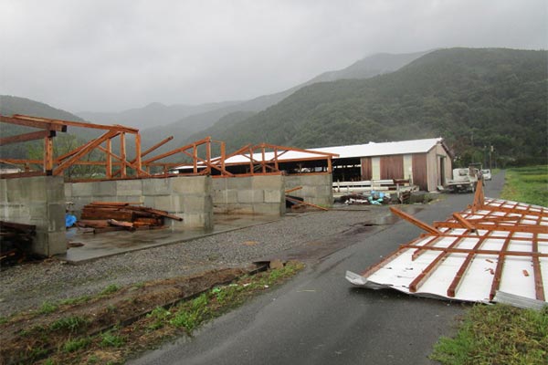 【鹿児島県肝付町】令和4年9月台風14号・豪雨　災害支援