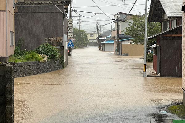 【秋田県三種町】令和5年7月台風・豪雨　災害支援