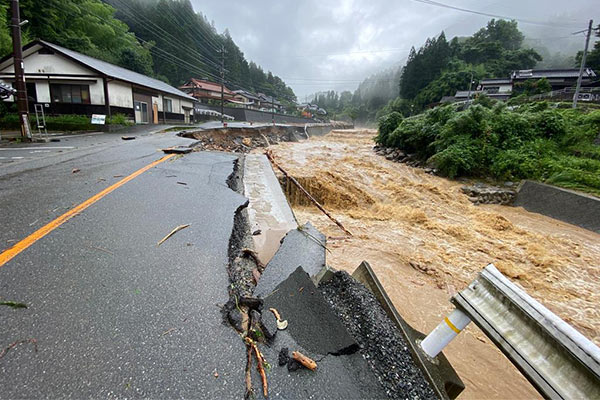 【福岡県東峰村】令和5年7月台風・豪雨　災害支援