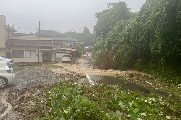 【千葉県大多喜町】令和5年9月台風・豪雨　災害支援