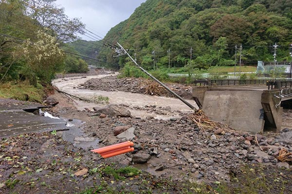 群馬県嬬恋村　令和元年台風19号　災害支援