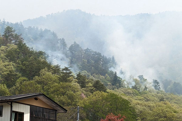 【山形県高畠町】令和6年4月山林火災　災害支援
