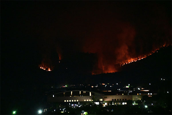 【山形県南陽市】令和6年5月山林火災　災害支援