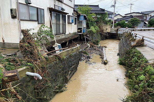 【秋田県にかほ市】令和6年7月豪雨　災害支援