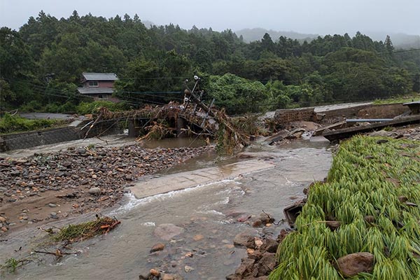 [大分県国東市]令和6年8月台風・豪雨 災害支援