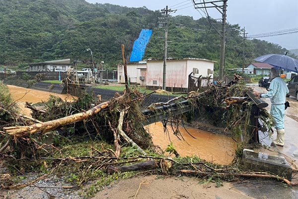 【沖縄県大宜味村】令和6年11月豪雨　災害支援