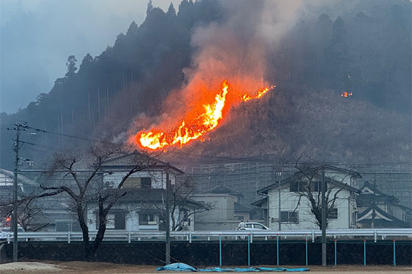 【岩手県大船渡市】令和7年2月山林火災　災害支援