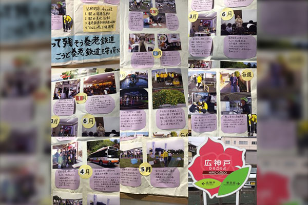 ボランティア団体「養老鉄道を守り育てる会」の活動