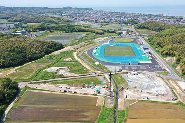運動公園航空写真