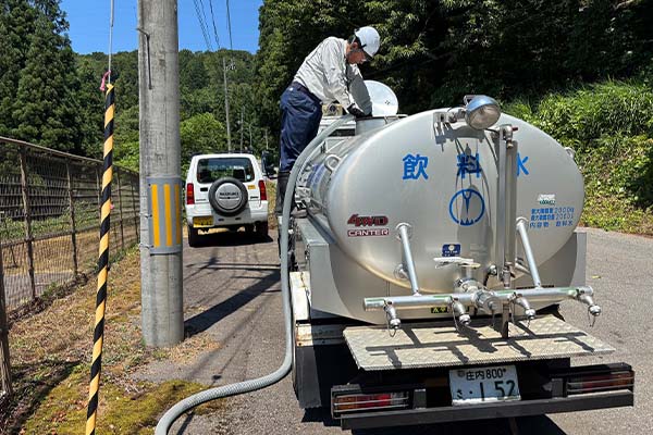 【山形県鶴岡市】令和7年　渇水　災害支援