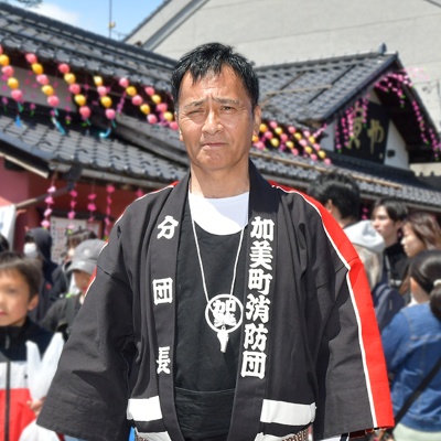 中新田火伏せの虎舞保存会会長 大杉 義和
