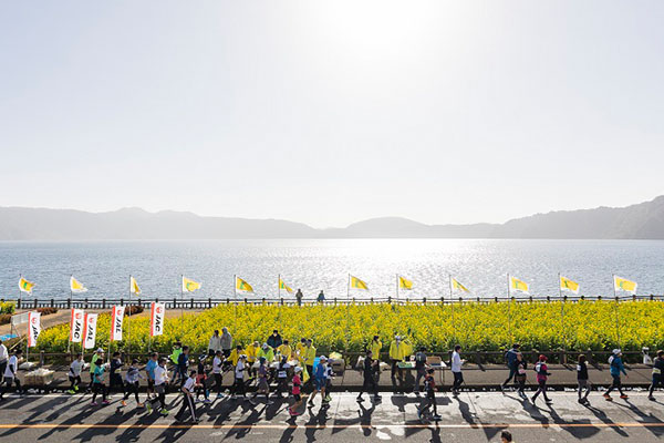 菜の花マラソン風景