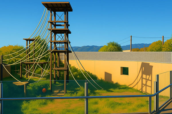 チンパンジー舎改修イメージ図２