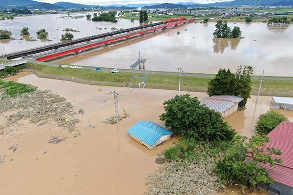 山形県河北町　令和2年7月大雨　災害支援