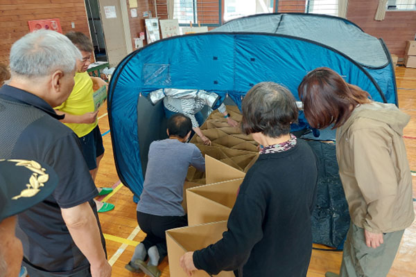 避難所開設訓練